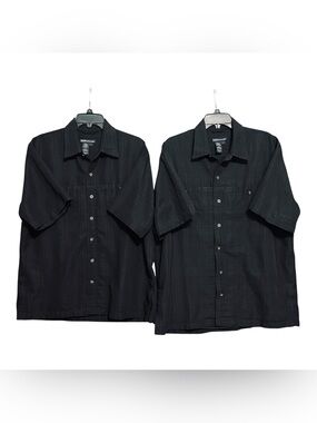 5.11 Tactical Series Large Button Down Short Sleeve Shirts 2 Bundle Polyester